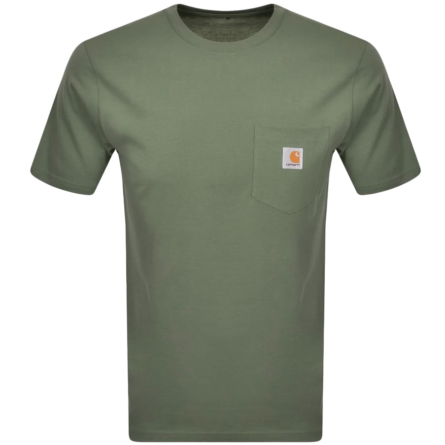 Alternative Image for ProductCarhartt Short Sleeved Pocket T Shirt Green1